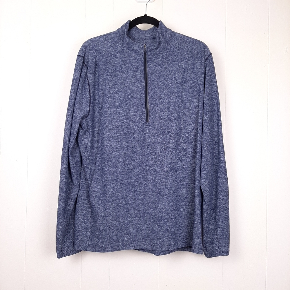 Lululemon Surge Warm Half Zip top stretch wicking soft running reflective active
